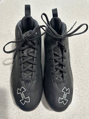 Under Armour Black Men's High-Top Sports Cleats